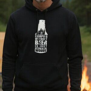 Men's Black Graphic Hoodie